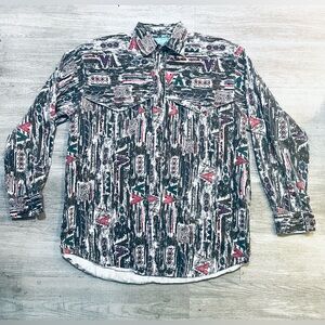 Vintage Cowboy Button Up